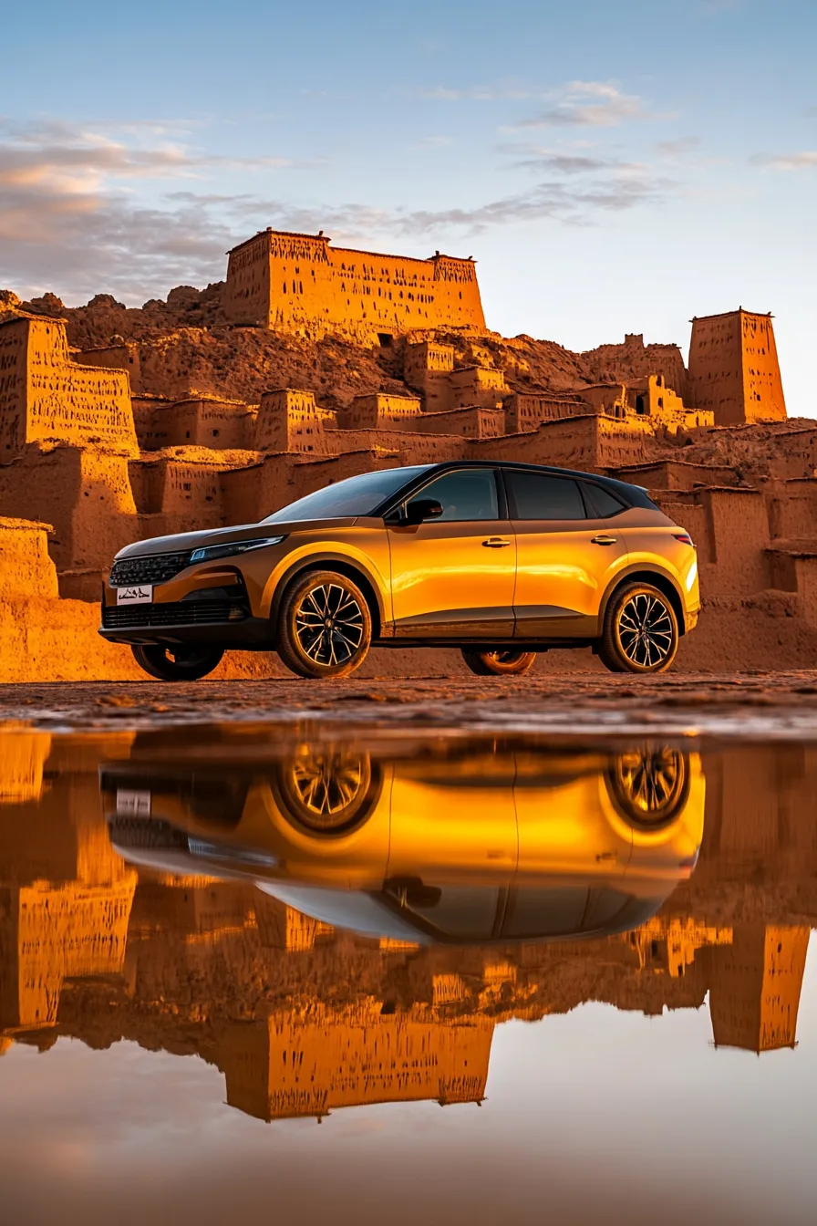 SUV-driving-Atlas-Mountains