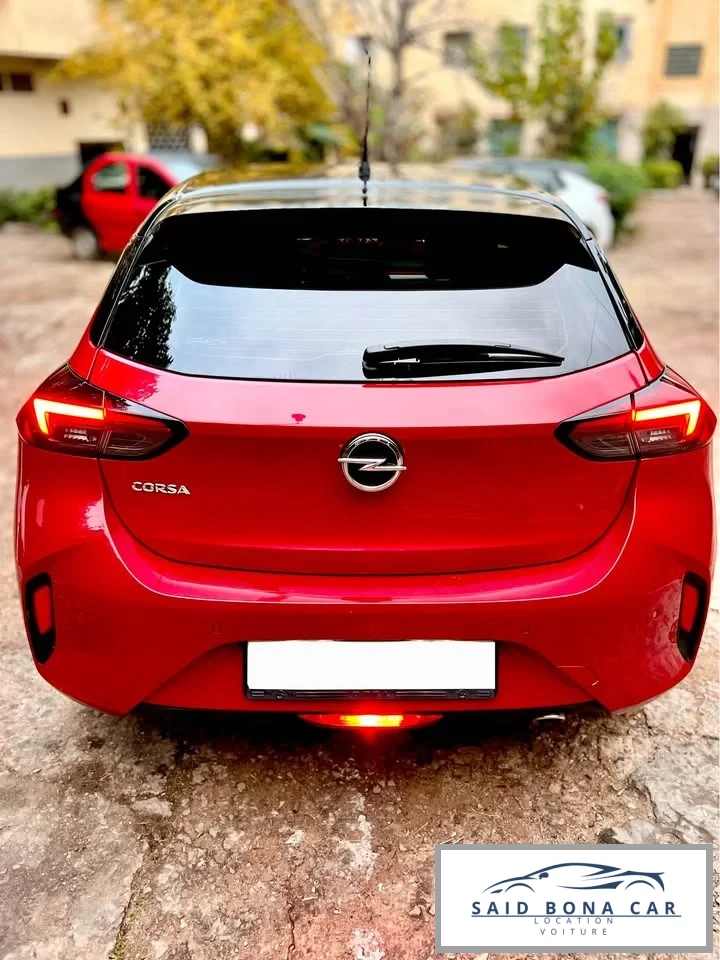 OPEL CORSA ROUGE 2026 - Vue 3 carrosserie et intérieur