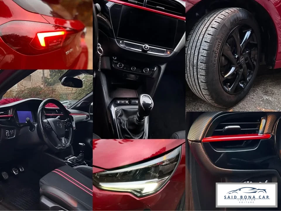 OPEL CORSA ROUGE 2026 - Vue 5 carrosserie et intérieur