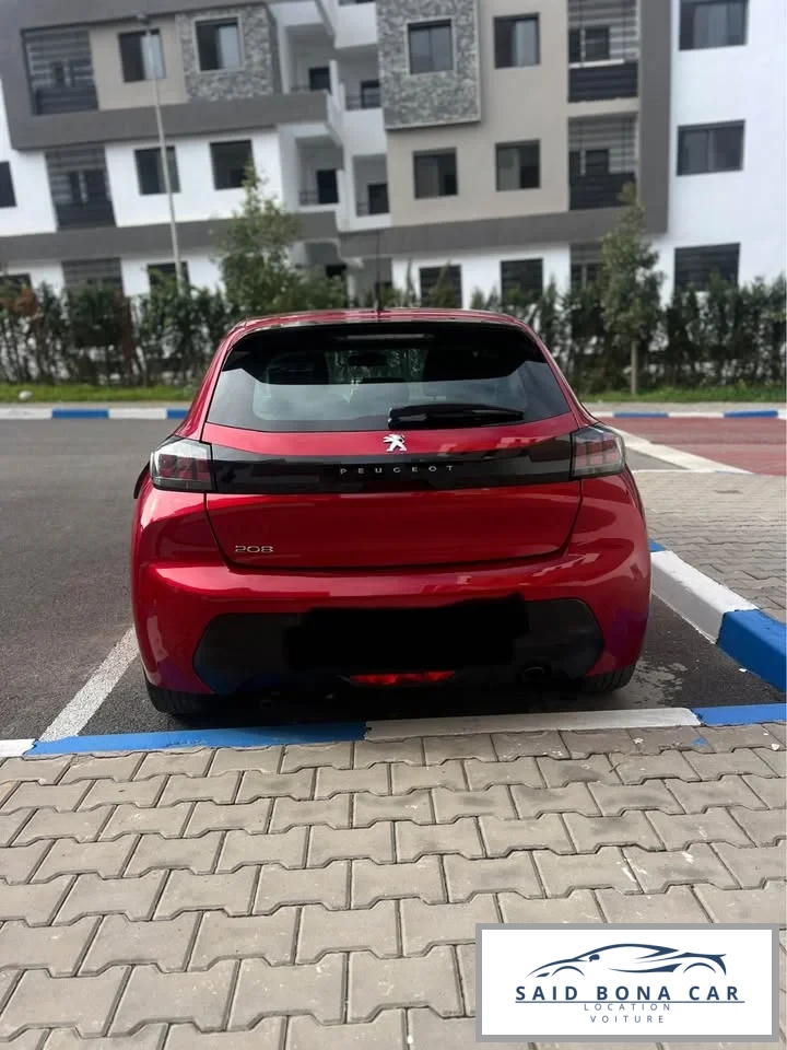 PEUGEOT 208 ROUGE 2026 - Vue 4 carrosserie et intérieur